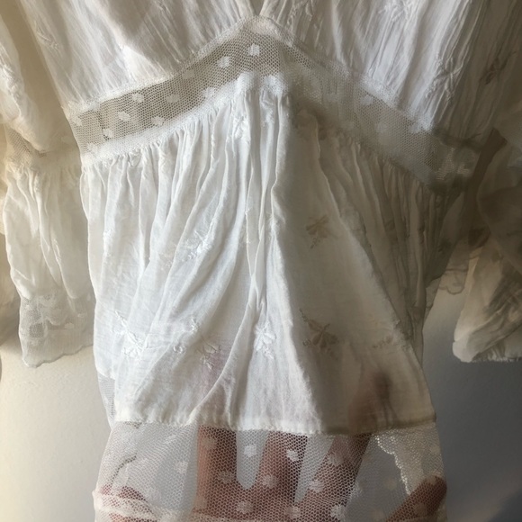 Free People Nostalgic Feels Lace Blouse - Picture 7 of 9